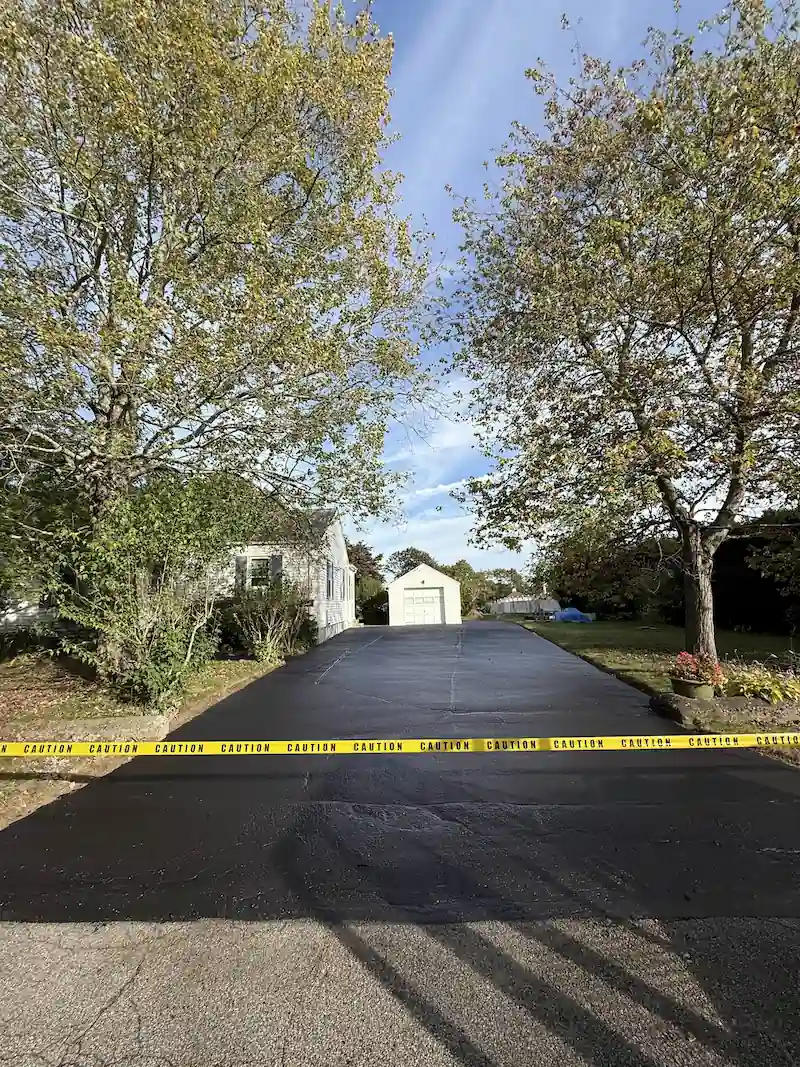 After: Residential driveway restoration - Cranston, RI