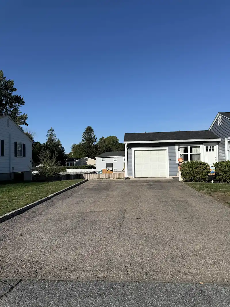 Before: Residential driveway sealcoating - Warwick, RI
